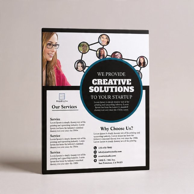 Flyer Negocio de Agencia de Marketing (Subido por el creador)