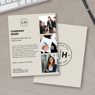 Flyer Negocio de Fotos con Logotipos Personalizados Mode