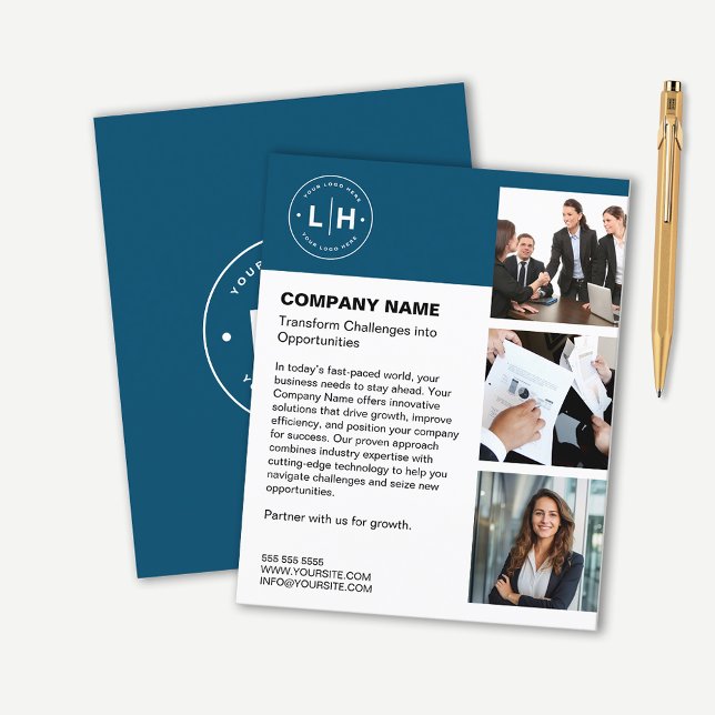 Flyer Negocio personalizado moderno (Subido por el creador)