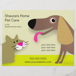 Flyer Negocios de cuidado de perros