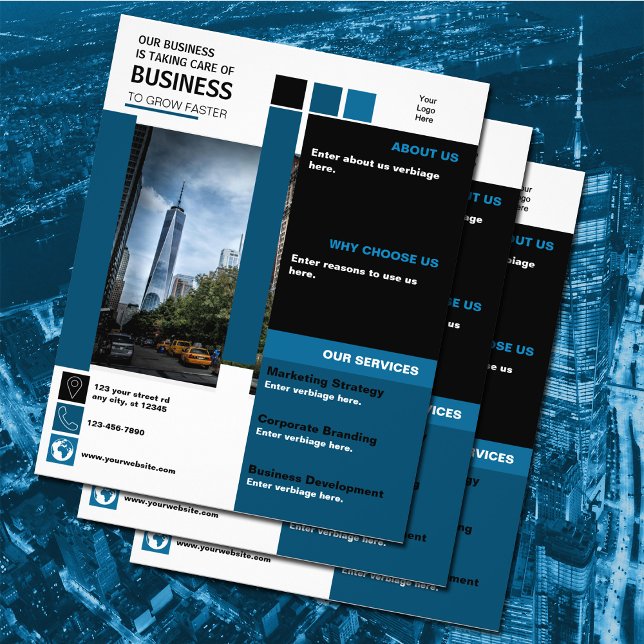 Flyer Negocios de desarrollo empresarial (Subido por el creador)