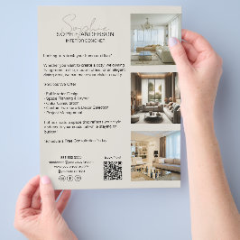 Flyer Negocios profesionales modernos