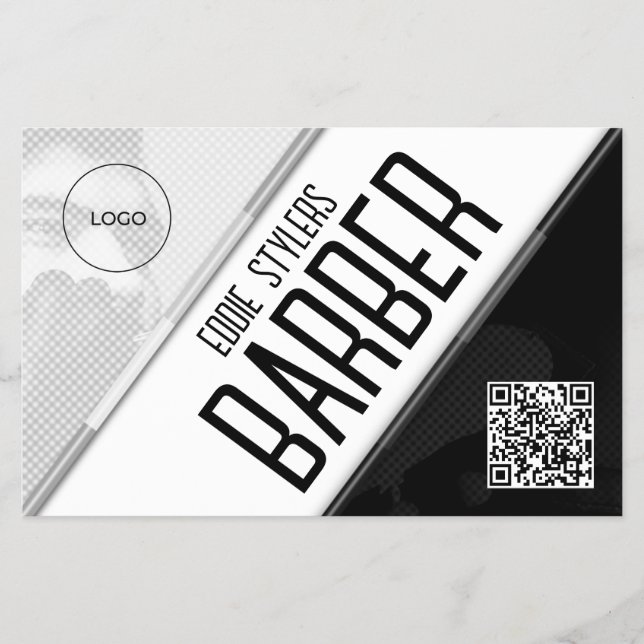 Flyer negrita geométrica moderna (Frente)