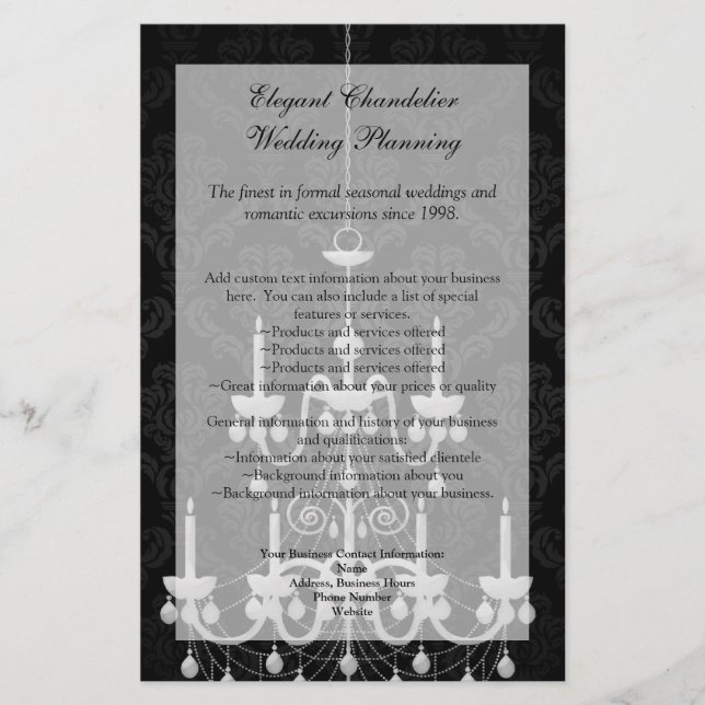 Flyer Negro con silueta de araña blanca (Frente)