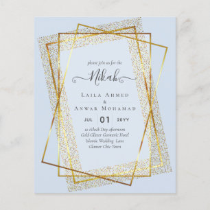 Flyer NIKAH - Invitaciones PRESUPUESTARIAS - Marco Purpu