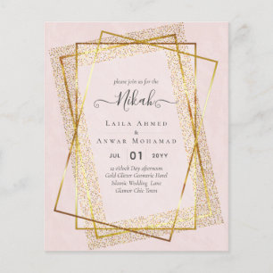Flyer NIKAH - Invitaciones PRESUPUESTARIAS - Marco Purpu