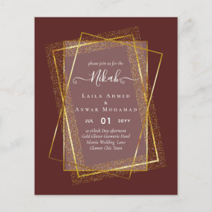 Flyer NIKAH - Invitaciones PRESUPUESTARIAS - Marco Purpu
