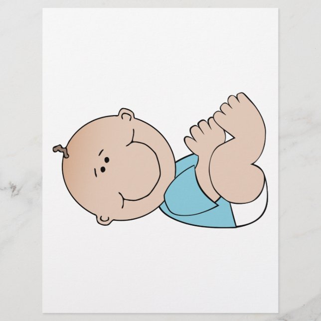 Flyer Niño acostado (Frente)