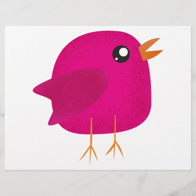 Flyer Niños adorables pájaros (Frente)