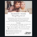 Flyer Niños dulces, niñera, guardería, anuncio de guarde<br><div class="desc">Niños dulces,  niñera,  guardería,  carné publicitario de la guardería por la Tienda de tarjetas de visita.</div>