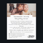 Flyer Niños dulces, niñera, guardería, anuncio de guarde<br><div class="desc">Niños dulces,  niñera,  guardería,  carné publicitario de la guardería por la Tienda de tarjetas de visita.</div>