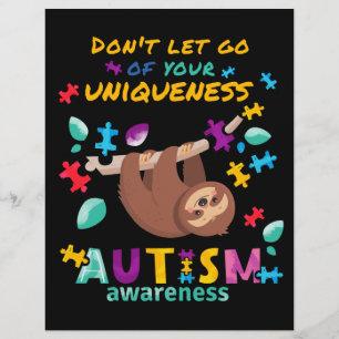 Flyer No dejes ir tu conciencia del autismo de la univer
