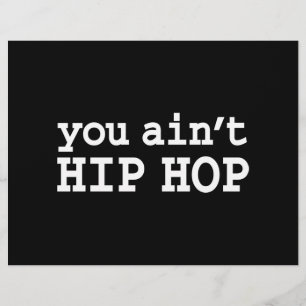 Flyer no eres HIP HOP