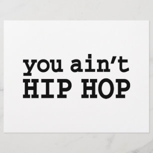 Flyer no eres HIP HOP
