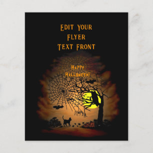 Flyer Noche de Halloween, ¡Feliz Halloween!