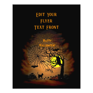 Flyer Noche de Halloween, ¡Feliz Halloween!