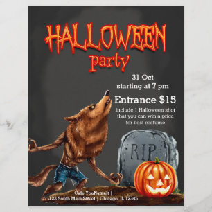Flyer Noche Spooktacular