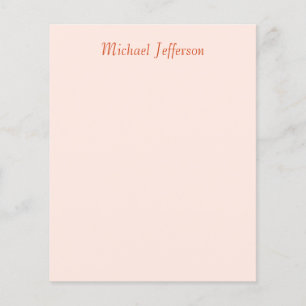 Flyer Nombre del guión de escritura a mano Elegante