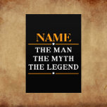 Flyer Nombre Personalizado El Hombre El Mito La Leyenda<br><div class="desc">Nombre Personalizado El Hombre El Mito La Leyenda</div>