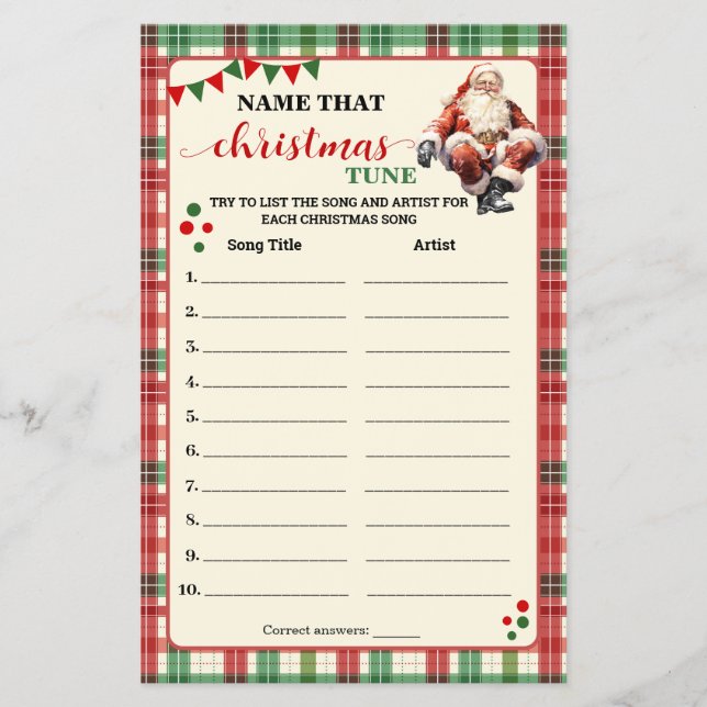 Flyer Nombre que los Navidades seleccionan para jugar ta (Frente)