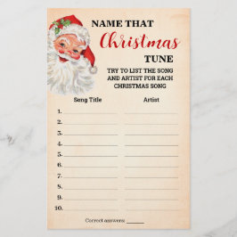 Flyer Nombre que los Navidades seleccionan tarjeta de ju