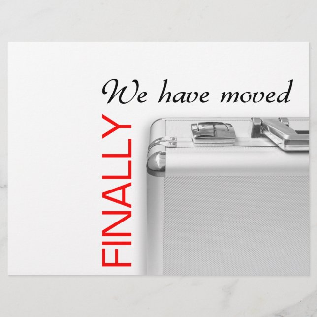 Flyer Nos hemos mudado (Frente)