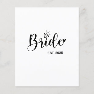 Flyer Novia Anuncio de Boda de Primavera 2025 Matrimonio