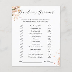Flyer Novias negras blancas modernas ducha novia o novio
