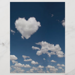 Flyer Nube con forma de corazón