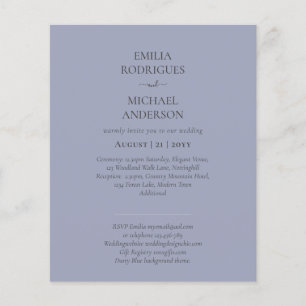 Flyer Nuestra Boda Tipografía Moderna INVITACIÓN MUCHOS