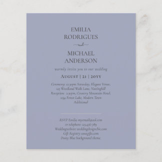 Flyer Nuestra Boda Tipografía Moderna INVITACIÓN MUCHOS 