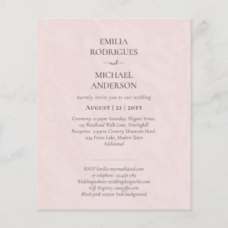 Flyer Nuestra Boda Tipografía Moderna INVITACIÓN MUCHOS 