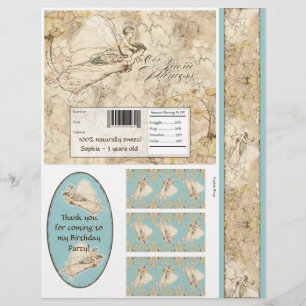 Flyer Nuestra princesa de moda, Chicas envolvimientos de