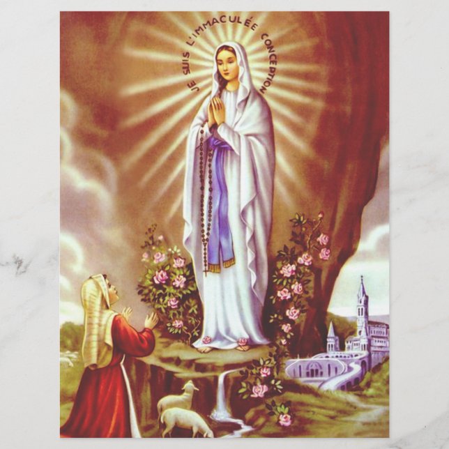 Flyer Nuestra Señora de Lourdes (Frente)