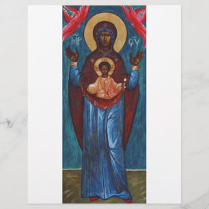 Flyer Nuestra Señora del Signo Impresión de Arte de Luz 