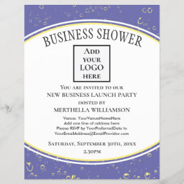 Flyer Nuevo LOGO de negocios elegante