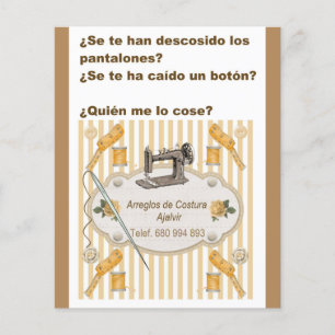 Flyer o folleto de publicidad regalos personaliza