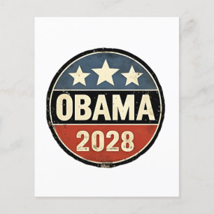 Flyer Obama 2028 Política Electoral de Estados Unidos