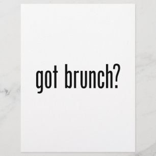 Flyer obtener brunch