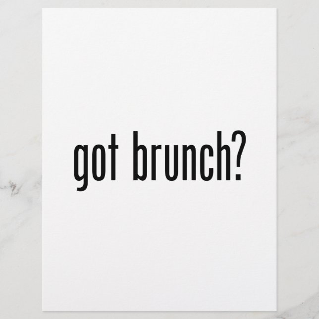Flyer obtener brunch (Frente)