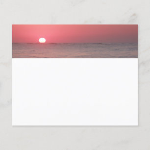 Flyer Ocean Sunrise