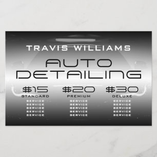 Flyer Oferta de precio moderno automotriz 