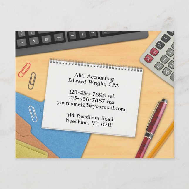 Flyer Oficina de contabilidad (Frente)