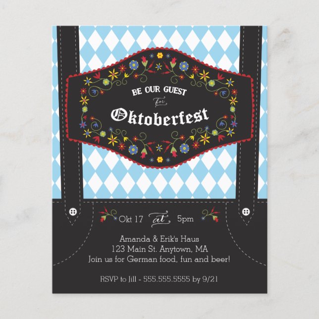 Flyer Oktoberfest, Fiesta invitado de Octoberfest (Frente)