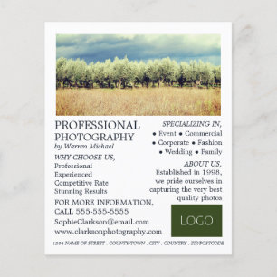 Flyer Olivos, fotografía, alquiler de fotógrafos