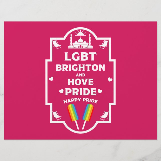 Flyer Orgullo Gay Brighton (Frente)