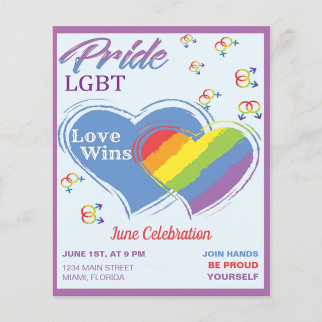 Flyer Orgullo LGBT (Frente)
