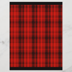 Flyer Origami Paper Red Plaid Personalizable Hobby Art