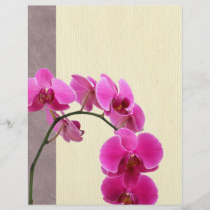 Flyer Orquídea púrpura
