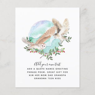 Flyer OWLS personalizado